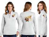 GOLD RUSH/Ladies 9oz Quarter Zip Sweatshirt/LST253