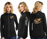 GOLD RUSH/Women Featherweight French Terry Full Zip Hoodie/DT673