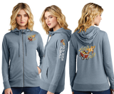 GOLD RUSH/Women Featherweight French Terry Full Zip Hoodie/DT673