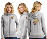 GOLD RUSH/Women Featherweight French Terry Full Zip Hoodie/DT673