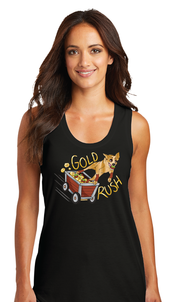 GOLD RUSH/Women TriBlend Racerback Tank Top/DM138L