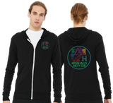 HVAC/Unisex Triblend Lightweight Full Zip Hooded Long Sleeve Tee/3939/