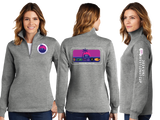 ICUP24/Ladies 9oz Quarter Zip Sweatshirt/LST253