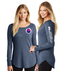 ICUP24/Women’s Perfect Tri Long Sleeve Tunic Tee/DT132L