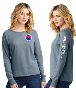 ICUP24/Women Featherweight French Terry Long Sleeve Crewneck/DT672