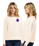 ICUP24/Women Featherweight French Terry Long Sleeve Crewneck/DT672