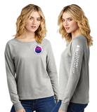 ICUP24/Women Featherweight French Terry Long Sleeve Crewneck/DT672