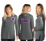 ICUP24/Sport Tek Women TriBlend Wicking Long Sleeve Hoodie/LST406