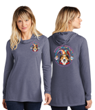 JESTER/Sport Tek Women TriBlend Wicking Long Sleeve Hoodie/LST406