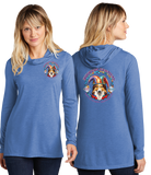 JESTER/Sport Tek Women TriBlend Wicking Long Sleeve Hoodie/LST406