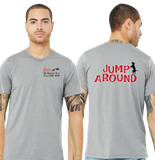 JUMP/UniSex Tri Blend T Shirt SOFTEST Cotton Feel on the Market/3413 (Copy)