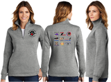 KCA/Ladies 9oz Quarter Zip Sweatshirt/LST253/