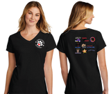 KCA/Port  n Company Women's TriBlend V Neck Tee/LPC330V