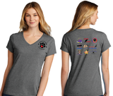 KCA/Port  n Company Women's TriBlend V Neck Tee/LPC330V