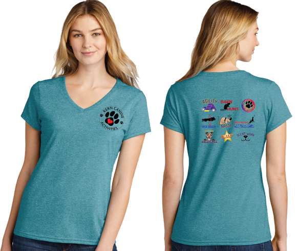 KCA/Port  n Company Women's TriBlend V Neck Tee/LPC330V