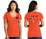 KCA/Port n Company Women V Neck Tee/LPC450V