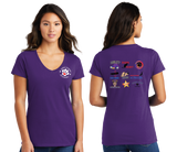 KCA/Port n Company Women V Neck Tee/LPC450V