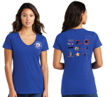 KCA/Port n Company Women V Neck Tee/LPC450V