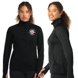 KCA/SportTek Women SportWick Stretch QTR Zip Pullover/LST850