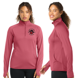 KCA/SportTek Women SportWick Stretch QTR Zip Pullover/LST850