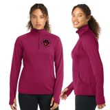 KCA/SportTek Women SportWick Stretch QTR Zip Pullover/LST850