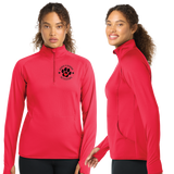 KCA/SportTek Women SportWick Stretch QTR Zip Pullover/LST850