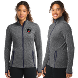 KCA/SportTek WOMEN SportWick Stretch Contrast FULL ZIP Jacket/LST853