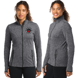 KCA/SportTek WOMEN SportWick Stretch Contrast FULL ZIP Jacket/LST853