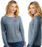 KRA25/Women Featherweight French Terry Long Sleeve Crewneck/DT672