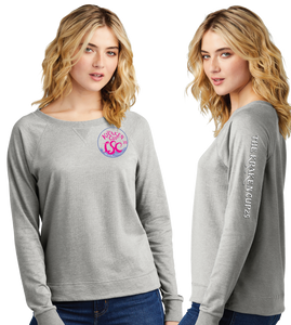 KRA25/Women Featherweight French Terry Long Sleeve Crewneck/DT672