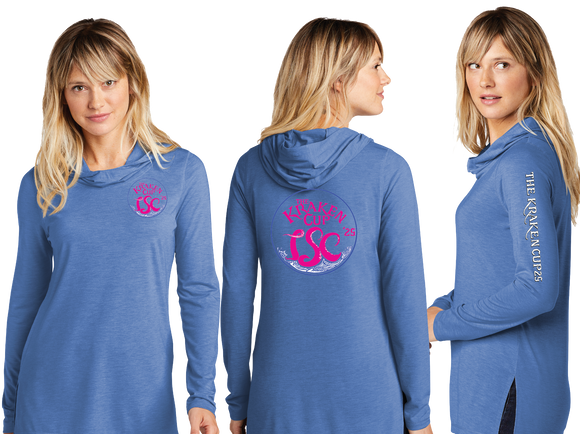 KRA25/Sport Tek Women TriBlend Wicking Long Sleeve Hoodie/LST406