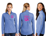 KRA25/TriBlend Wicking Lightweight Quarter Zip Pullover/LST407