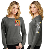 MICAJR/Women Featherweight French Terry Long Sleeve Crewneck/DT672