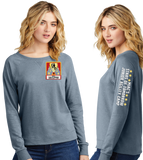 MICAJR/Women Featherweight French Terry Long Sleeve Crewneck/DT672