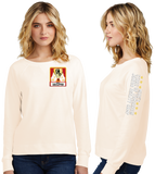 MICAJR/Women Featherweight French Terry Long Sleeve Crewneck/DT672