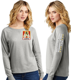 MICAJR/Women Featherweight French Terry Long Sleeve Crewneck/DT672