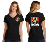 MICAJR/Port  n Company Women's TriBlend V Neck Tee/LPC330V