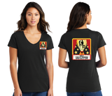 MICAJR/Port n Company Women V Neck Tee/LPC450V