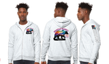 MM25/Bella Canvas mid weight Full zip hoodie/3739