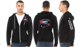 MM25/Bella Canvas mid weight Full zip hoodie/3739