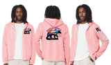 MM25/Bella Canvas mid weight Full zip hoodie/3739