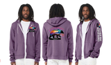 MM25/Bella Canvas mid weight Full zip hoodie/3739