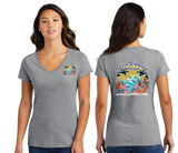 OCEAN25/Port n Company Women V Neck Tee/LPC450V