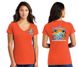 OCEAN25/Port n Company Women V Neck Tee/LPC450V