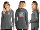 OCEAN25/Sport Tek Women TriBlend Wicking Long Sleeve Hoodie/LST406