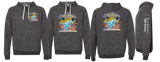 OCEAN25/JERZEES Snow Heather French Terry Raglan Hooded Sweatshirt/90MR