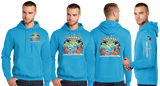 OCEAN25/Port and Company Core Fleece Pullover Hooded Sweatshirt/PC78H