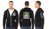 OCEAN25/Bella Canvas mid weight Full zip hoodie/3739