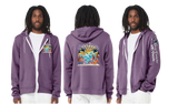 OCEAN25/Bella Canvas mid weight Full zip hoodie/3739