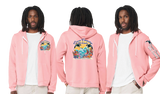 OCEAN25/Bella Canvas mid weight Full zip hoodie/3739